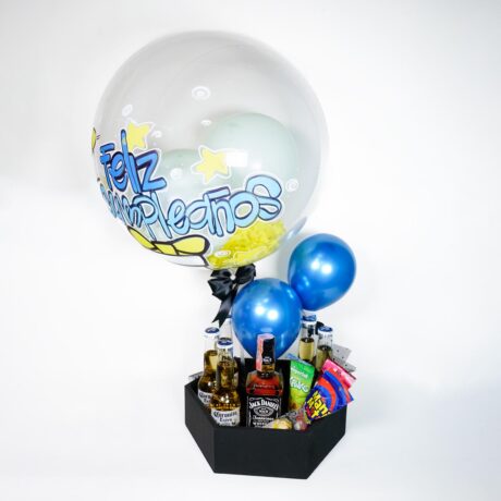 desayuno sorpresa para hombre con licor