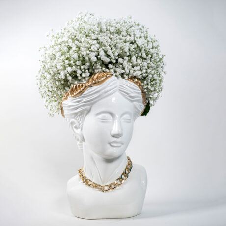 florero cara diosa diana