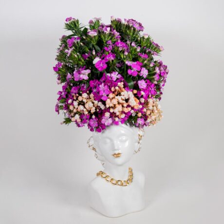 florero emperatriz purpura