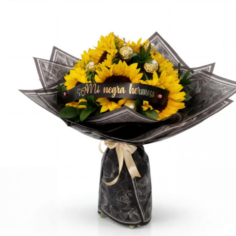 girasoles amarillo rusco