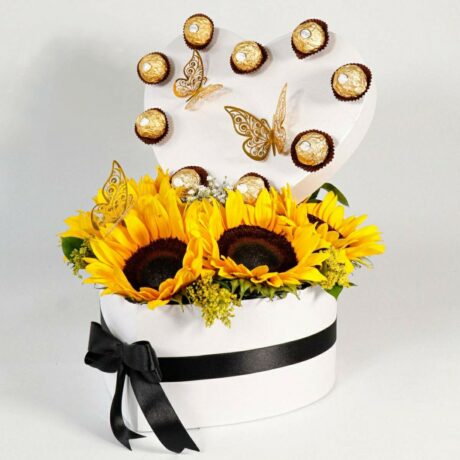 girasoles amarillo rusco