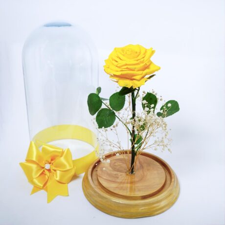 Rosa Preservada Amarilla